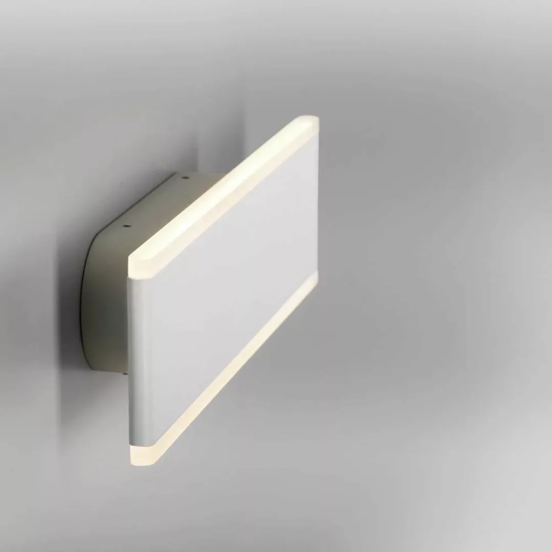 LED Wandleuchte Slim in Weiß 2x 8W 1020lm 300mm günstig online kaufen