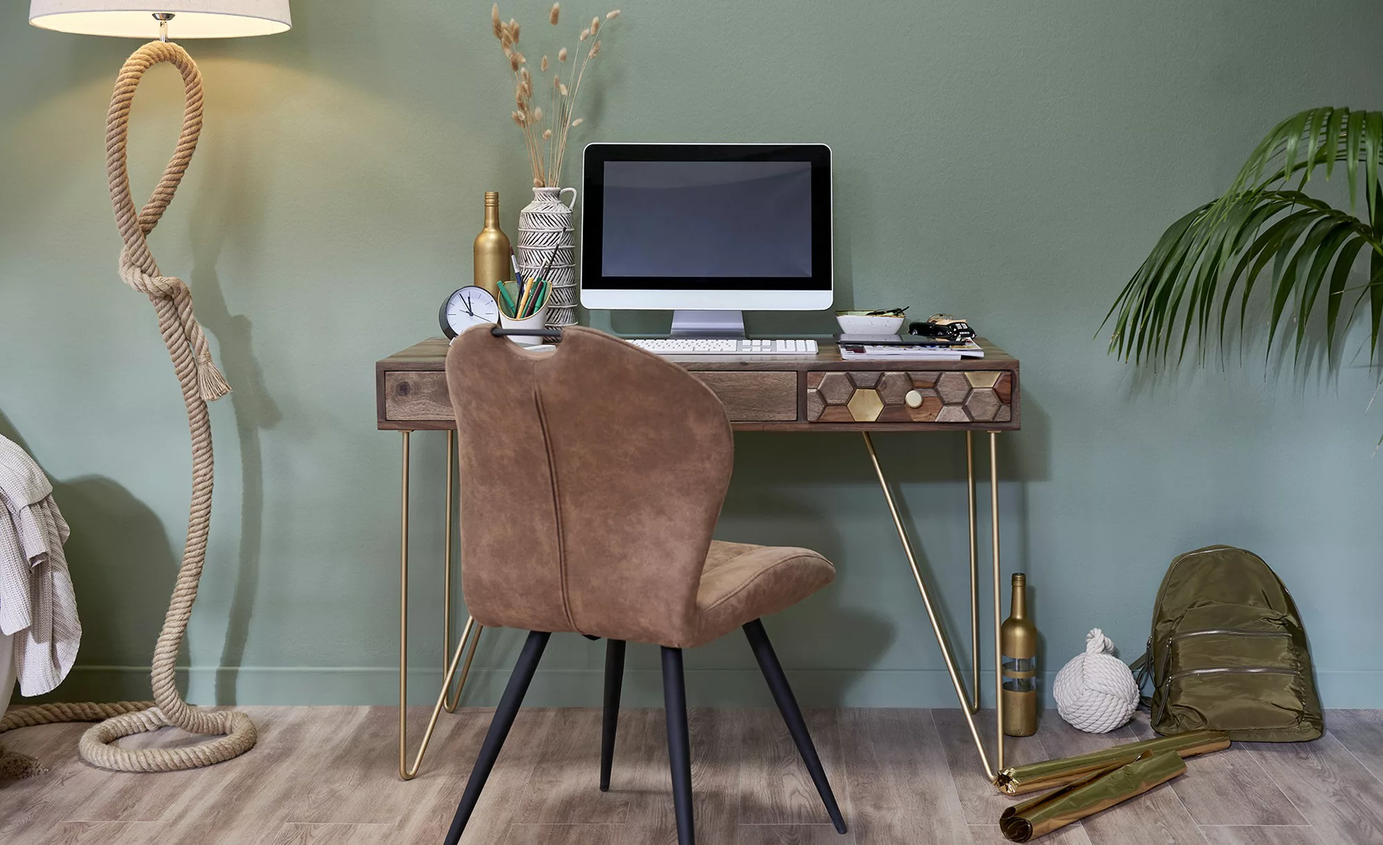 Stuhl  Londonderry - braun - 50 cm - 89,5 cm - 60 cm - Sconto günstig online kaufen