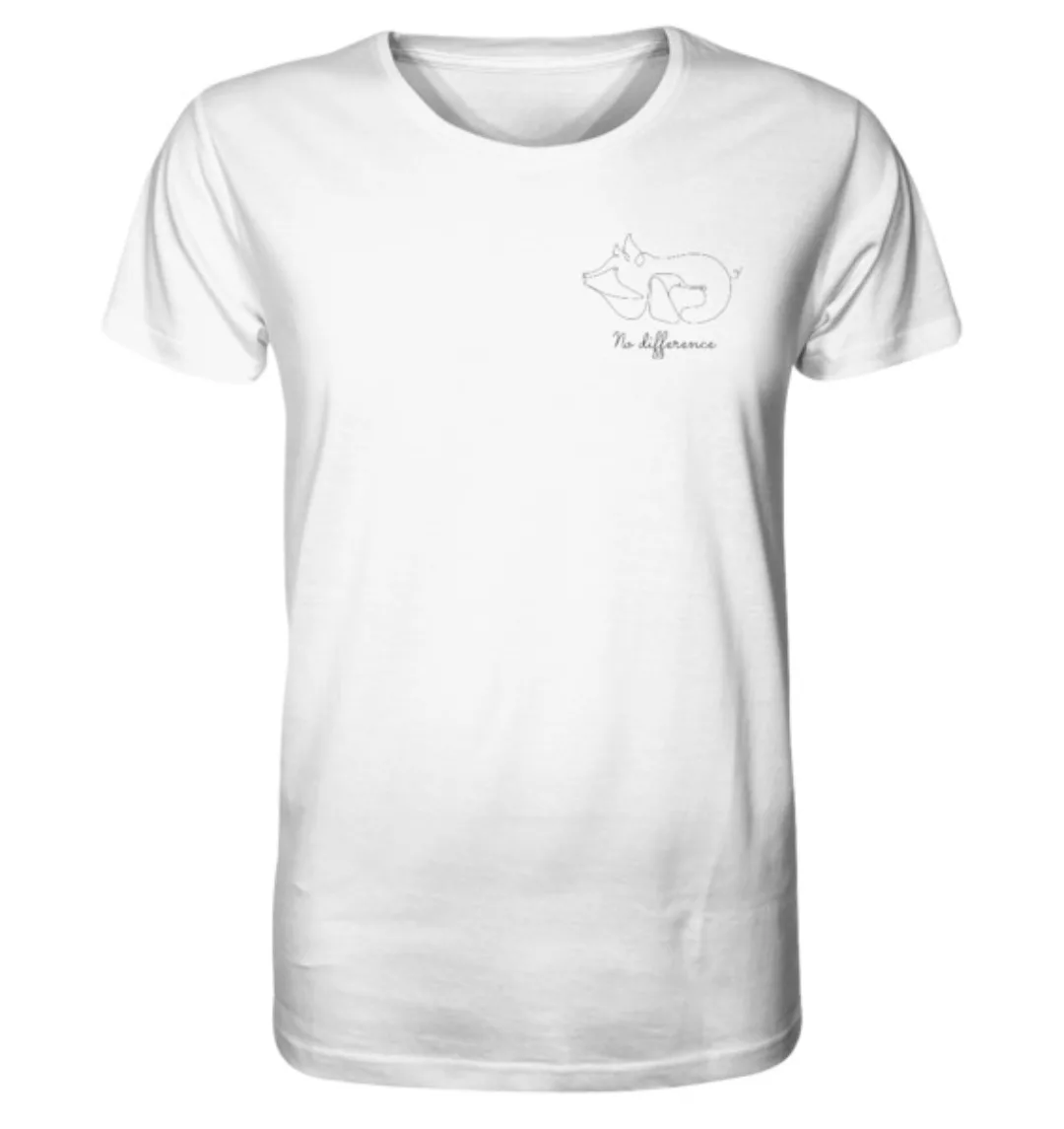 Organic Unisex T-shirt "No Difference" Aus Bio-baumwolle günstig online kaufen