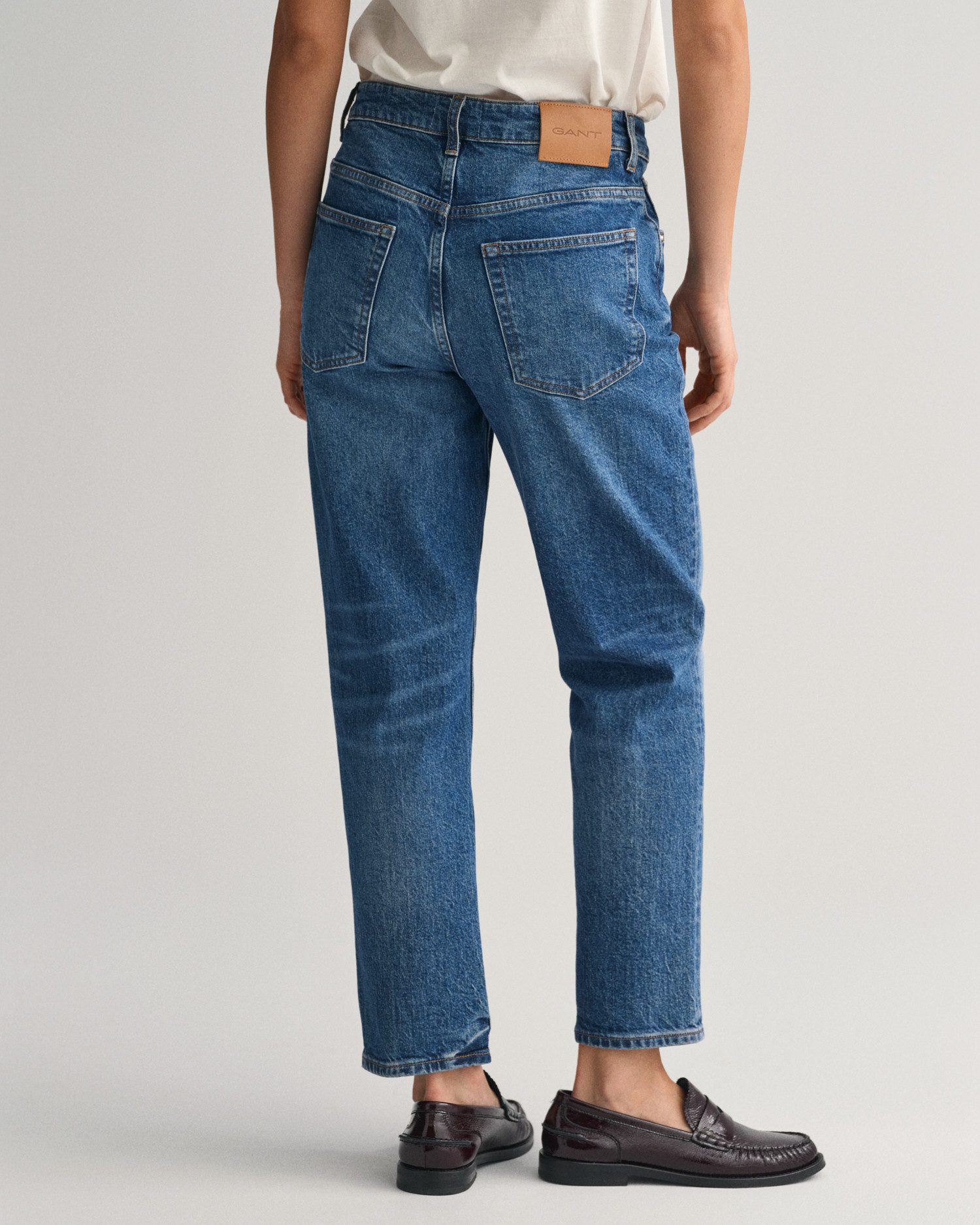 Gant Straight-Jeans STRAIGHT CROPPED JEANS Verkürzte günstig online kaufen