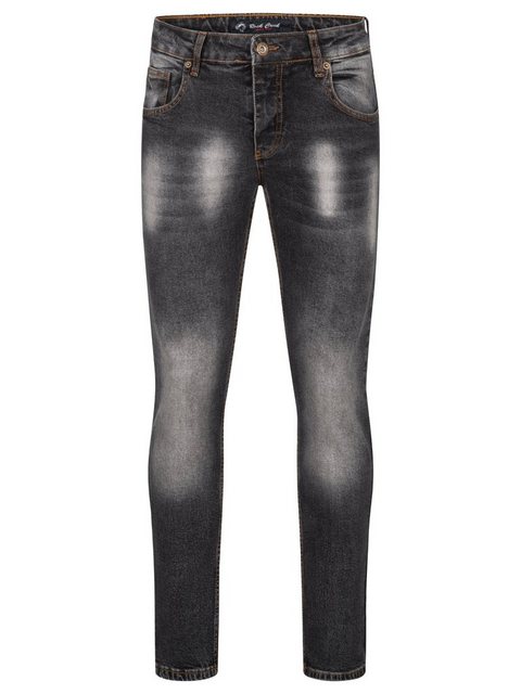 Rock Creek Regular-fit-Jeans Herren Jeans Stonewashed Dunkelgrau RC-2404 günstig online kaufen