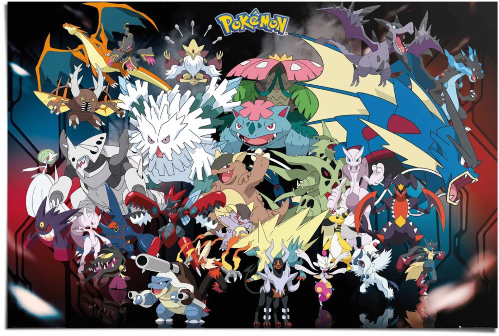 Reinders! Poster »Poster Pokemon«, Comic, (1 St.) günstig online kaufen