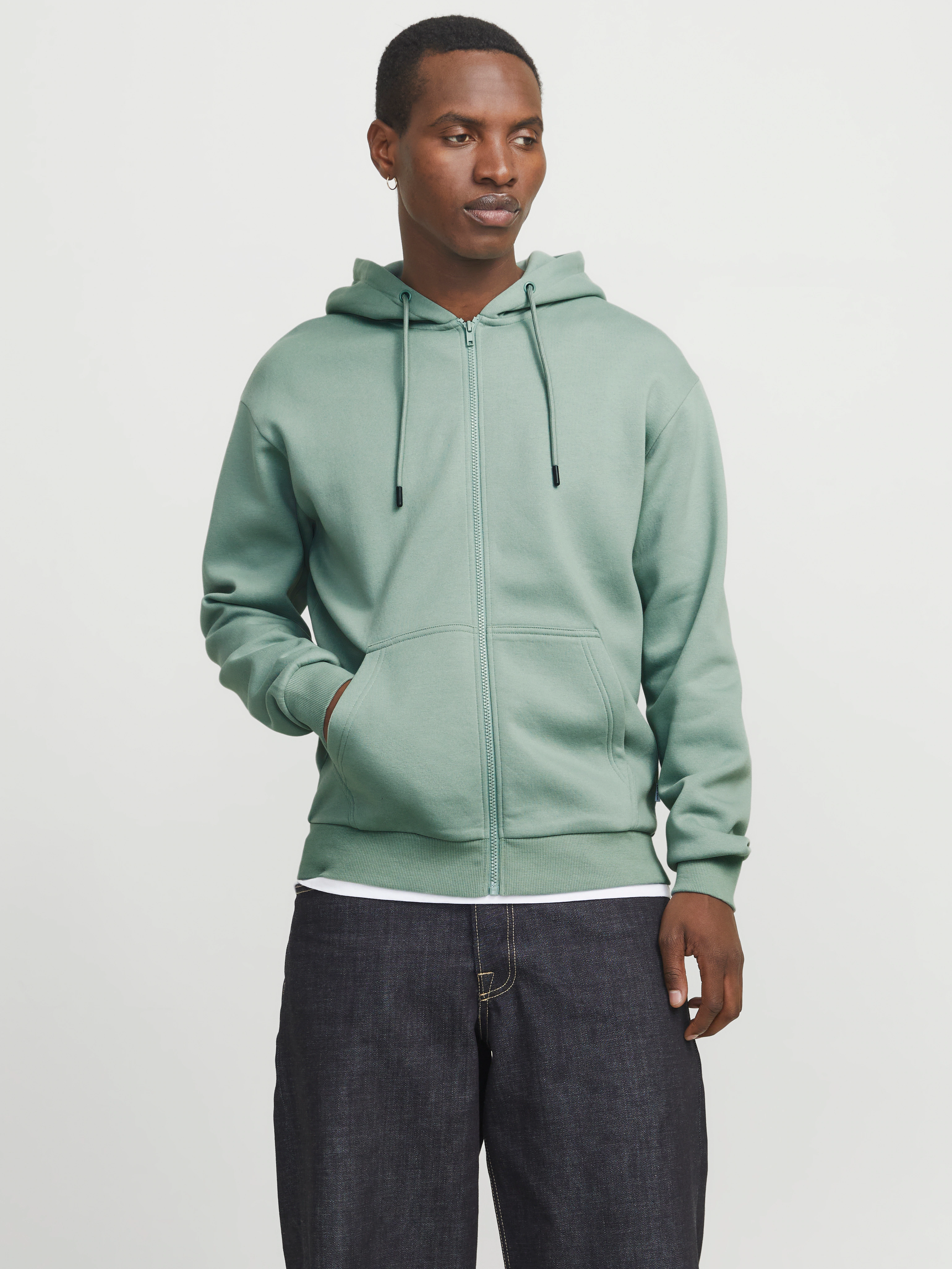 Jack & Jones Kapuzensweatjacke "JJEBRADLEY SWEAT ZIP HOOD NOOS", mit Kapuze günstig online kaufen