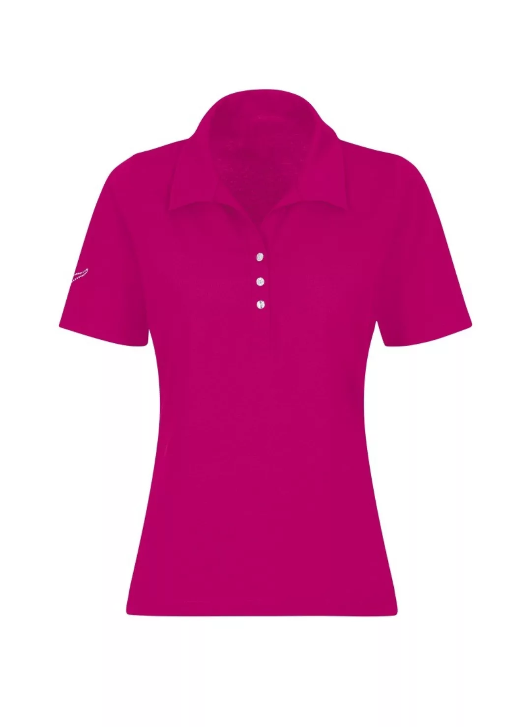 Trigema Poloshirt "TRIGEMA Poloshirt aus Baumwolle mit Kristallsteinen", (1 günstig online kaufen