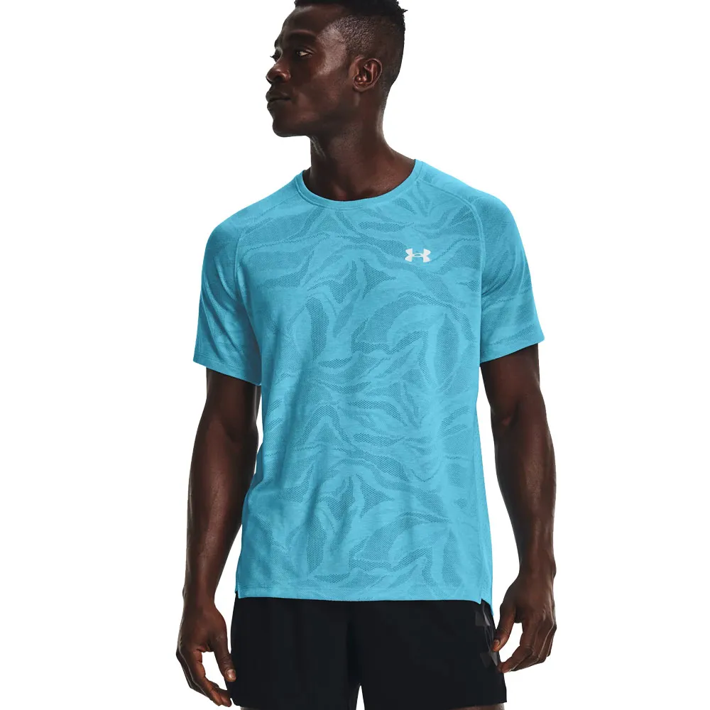 Under Armour Streaker Jacquard Tee Fresco Blue günstig online kaufen