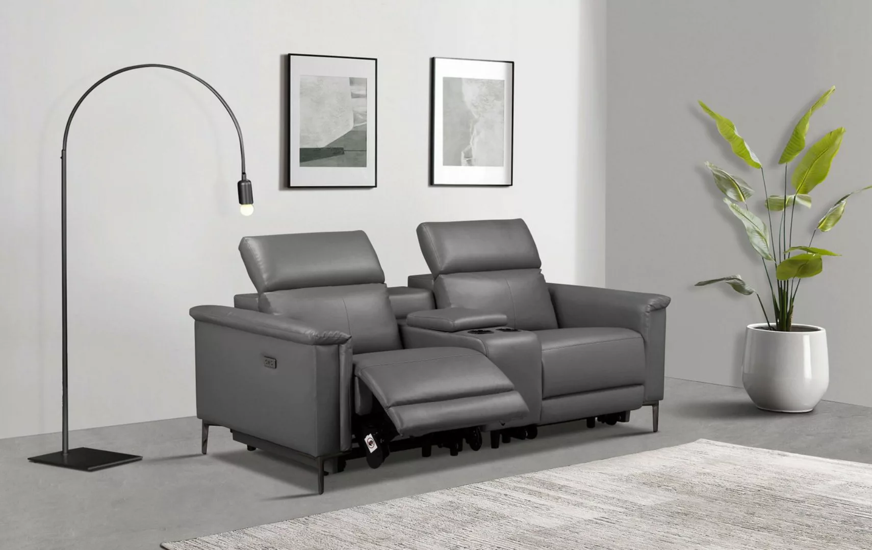 Places of Style 2-Sitzer Lund, 2er-Kinosofa, TV-Sessel, Multimedia-Sofa, m. günstig online kaufen