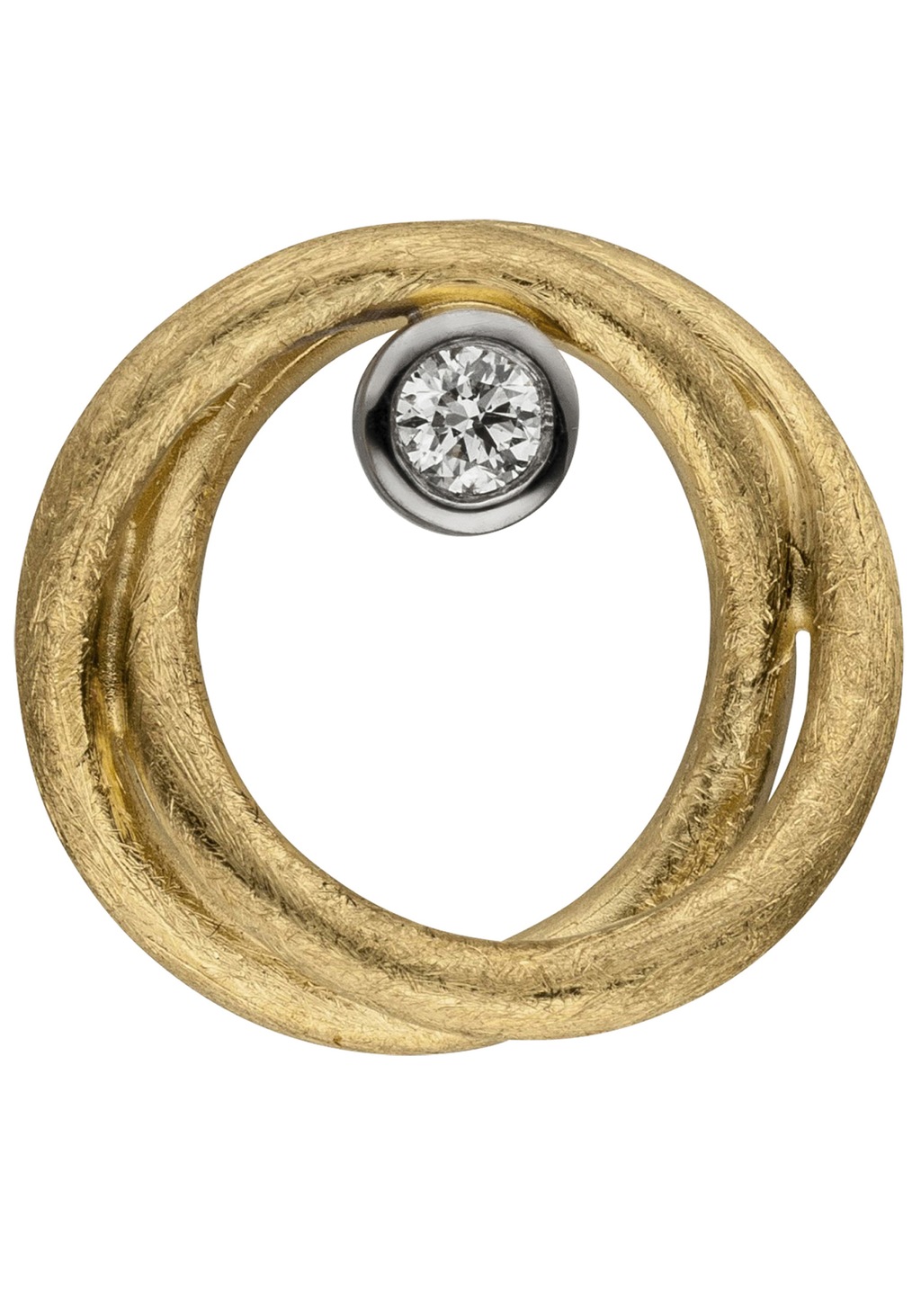 JOBO Kettenanhänger "Anhänger mit Diamant 0,07 ct.", 585 Gold günstig online kaufen