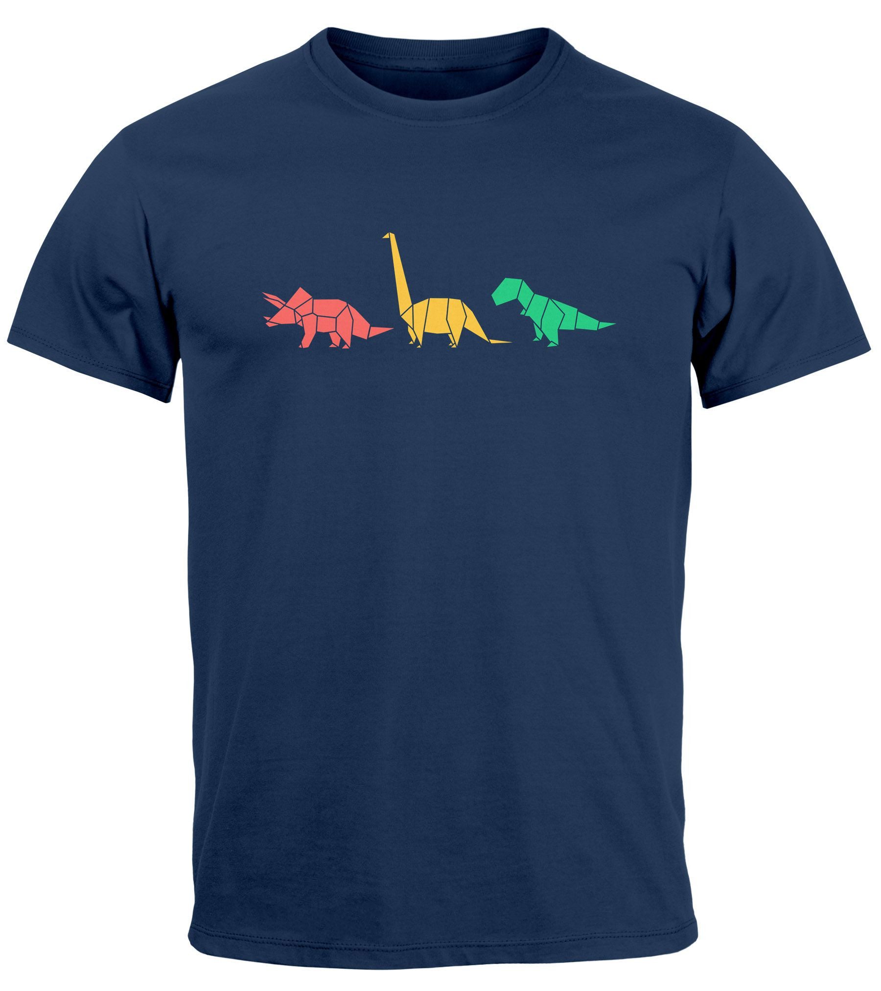 Neverless Print-Shirt Herren T-Shirt Dinosaurier Aufdruck günstig online kaufen