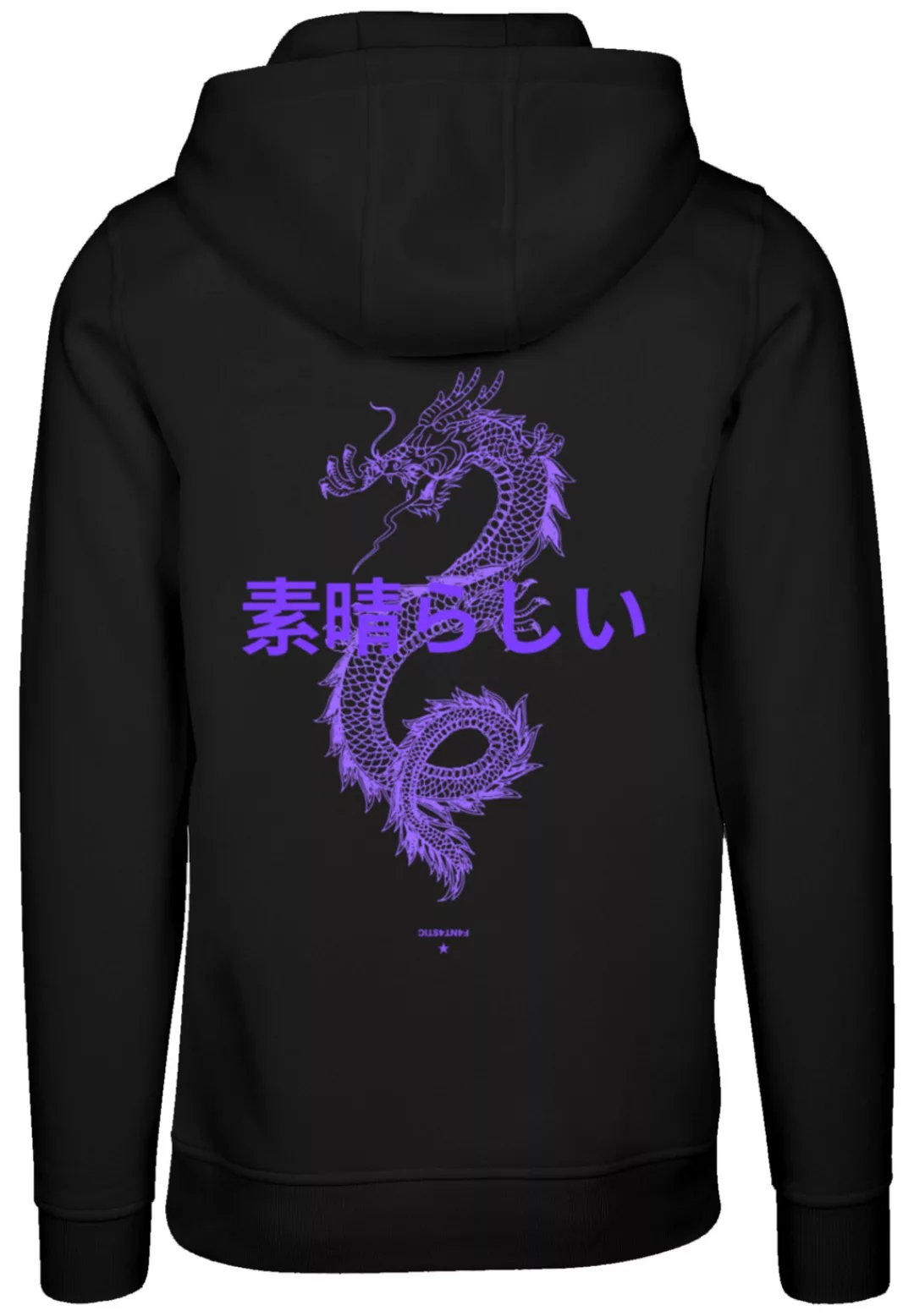 F4NT4STIC Kapuzenpullover "Dragon lila", Hoodie, Warm, Bequem günstig online kaufen