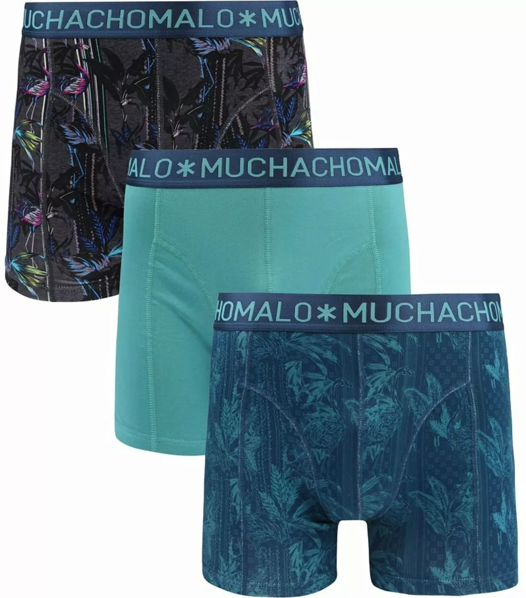 Muchachomalo Boxershorts 3er-Pack Flamingo - Größe S günstig online kaufen