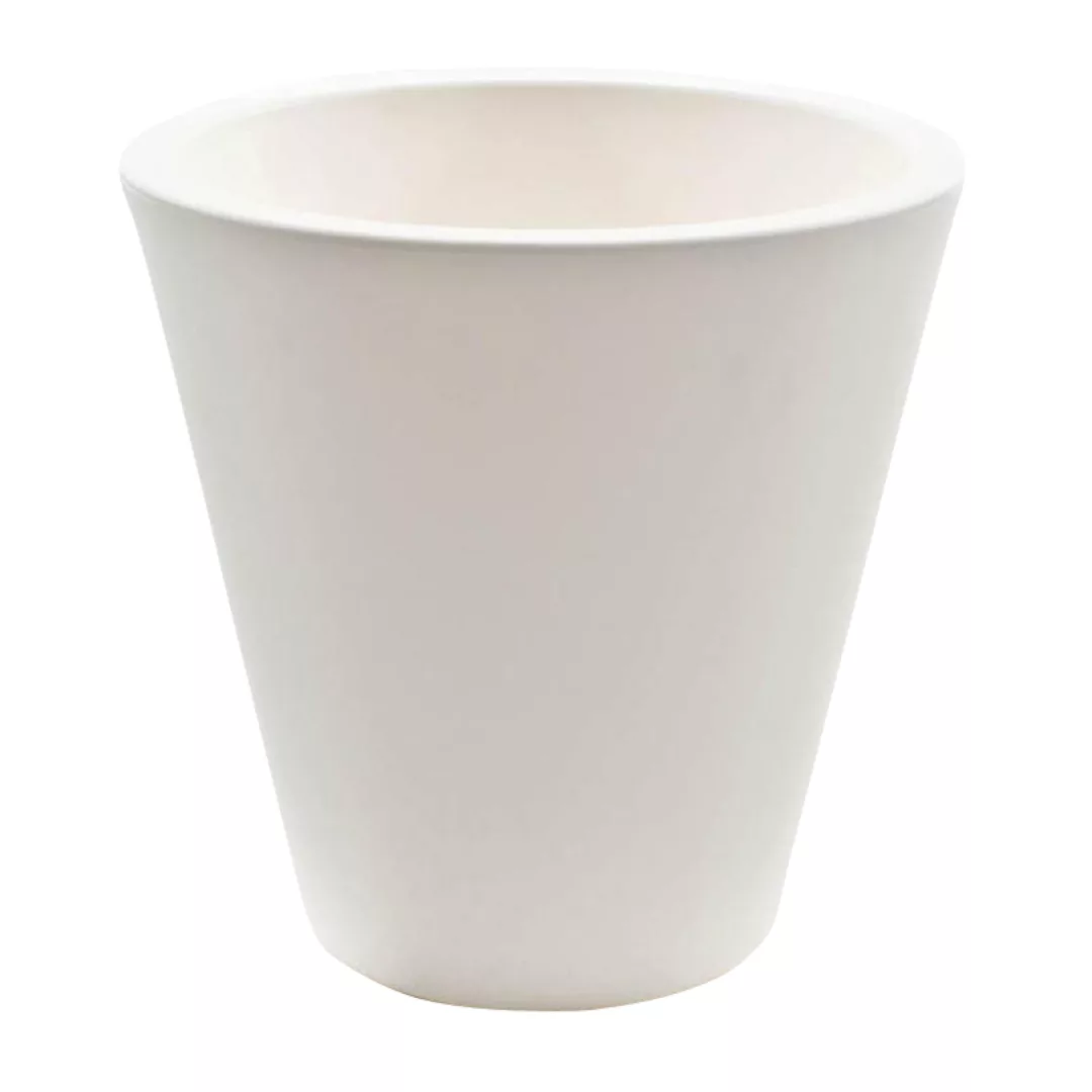 Serralunga - New Pot Vase/Pflanzgefäß Ø 28cm - weiß/matt/H x Ø 28x28cm günstig online kaufen