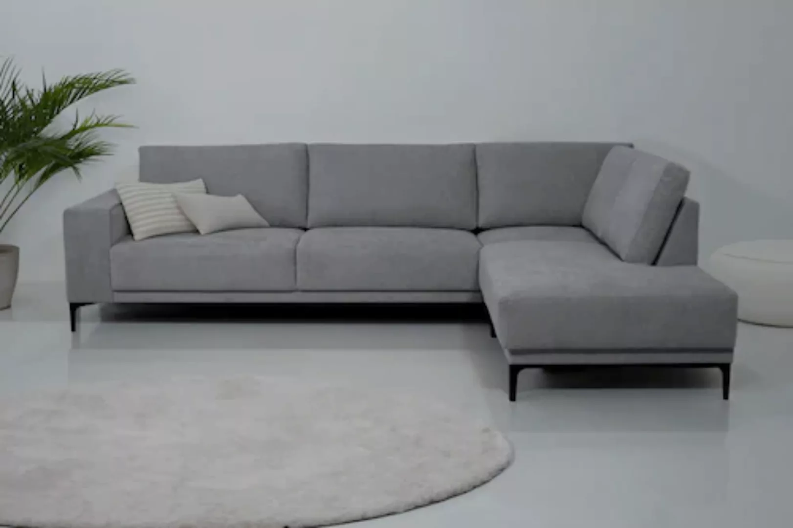 Places of Style Ecksofa »Xander, L-Form,«, Breite 289 cm, Webstoff, Soft-To günstig online kaufen