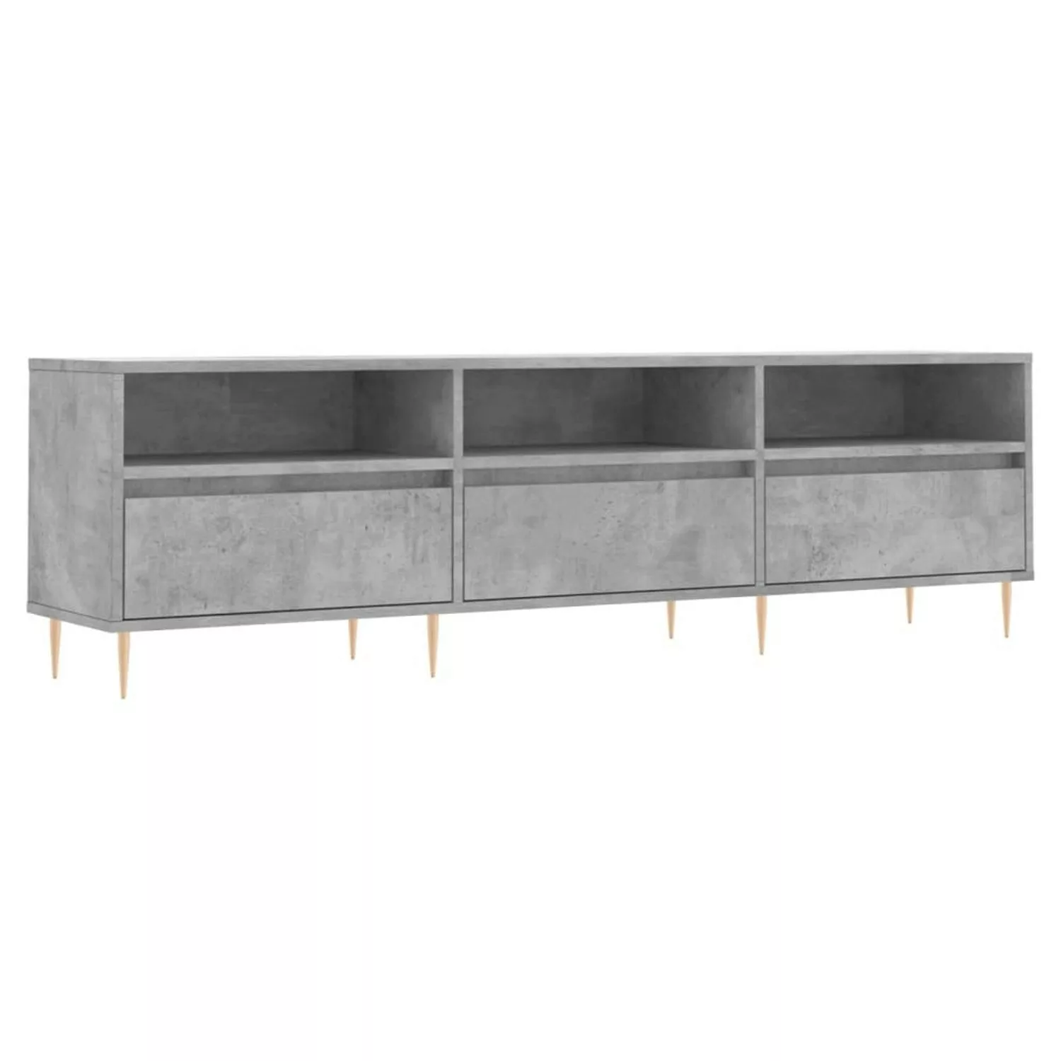VidaXL TV-Schrank Betongrau 150x30x44,5 cm Holzwerkstoff  Modell 8 günstig online kaufen