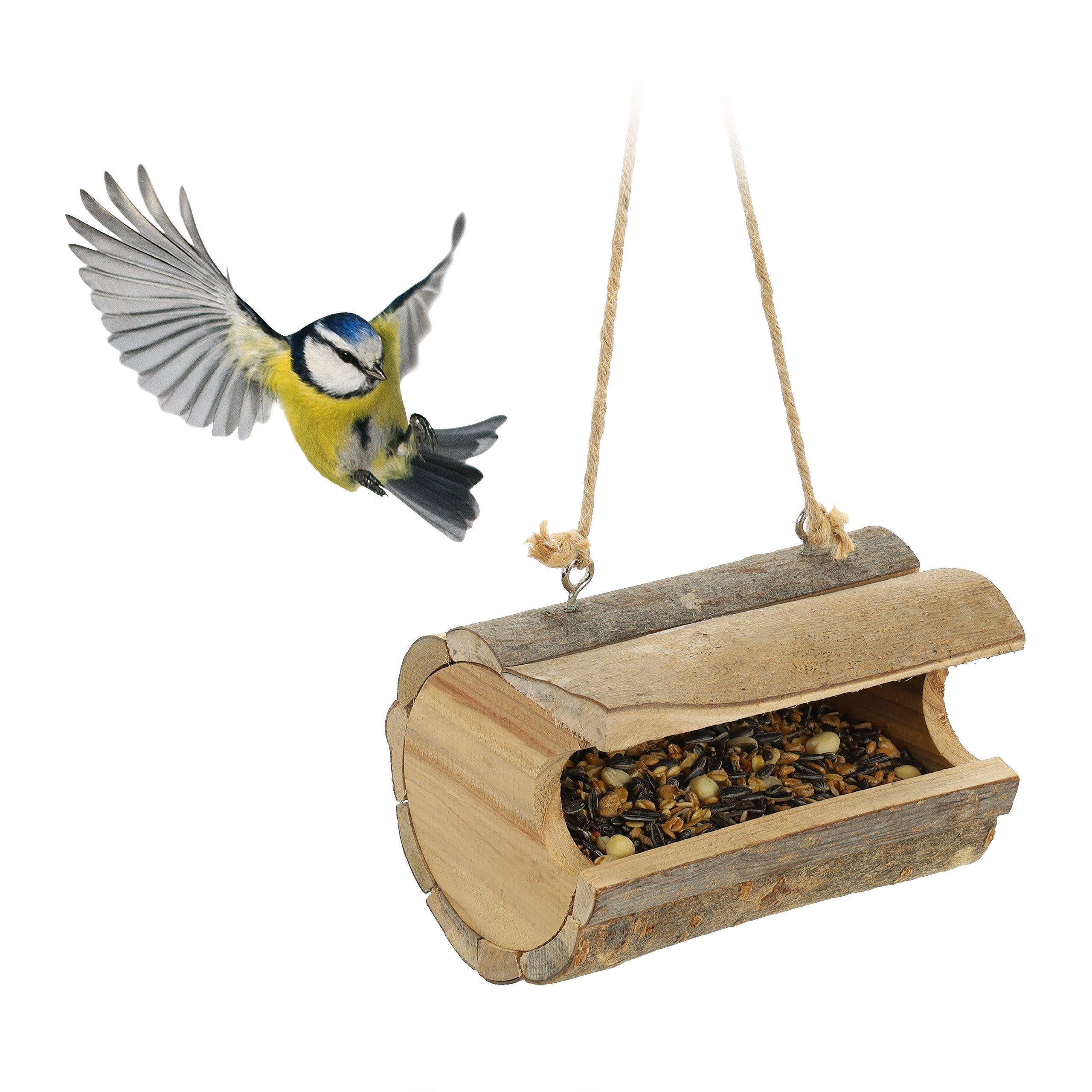 relaxdays Vogelhaus Vogelfutterhaus zum Aufhängen günstig online kaufen
