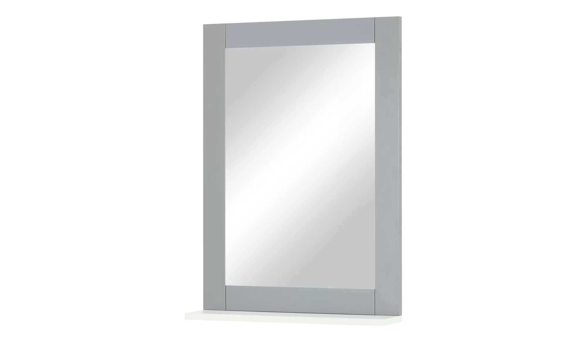 uno Spiegel mit Ablage - grau - 50 cm - 70 cm - 12 cm - Sconto günstig online kaufen