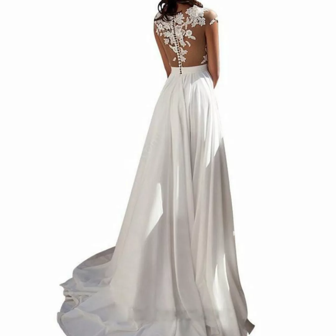 RUZU UG Abendkleid Damen Hochzeitskleid sexy Spitzen Cocktailkleid Brautkle günstig online kaufen