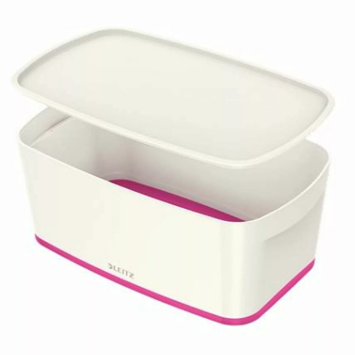 Aufbewahrungsbox Leitz Mybox Wow Klein Pink Mit Deckel Weiß Abs (31,8 X 12, günstig online kaufen