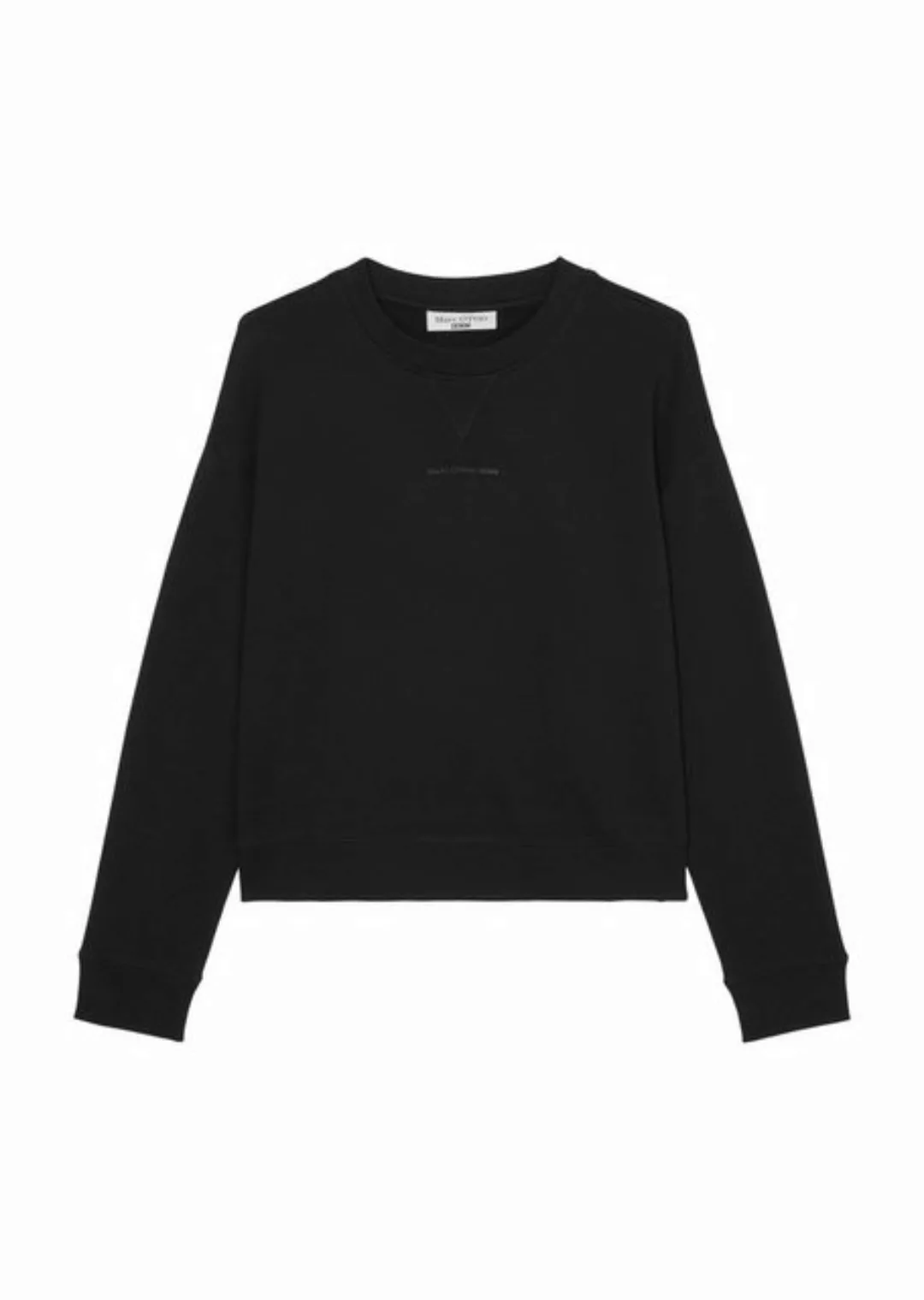 Marc O'Polo DENIM Sweatshirt dezenter, farblich abgestimmte Silikon-Logo-Pr günstig online kaufen