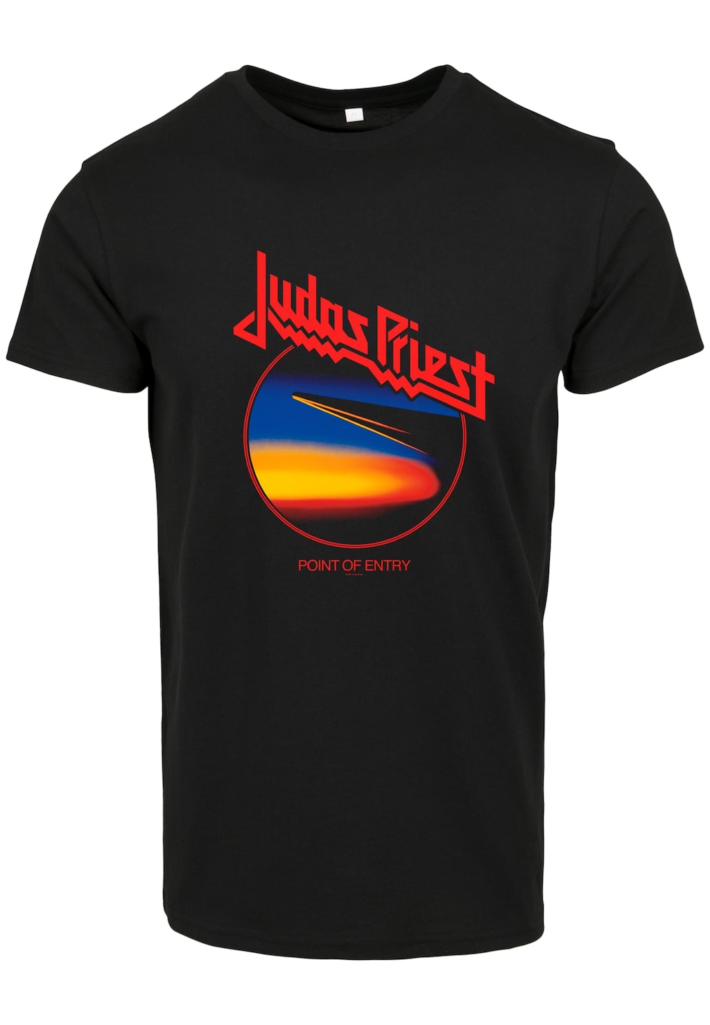 Merchcode Kurzarmshirt "Merchcode Herren Judas Priest Point Of Entry Annive günstig online kaufen