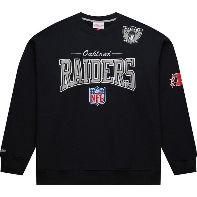 Mitchell & Ness Rundhalspullover BACKPRINT Oakland Raiders günstig online kaufen