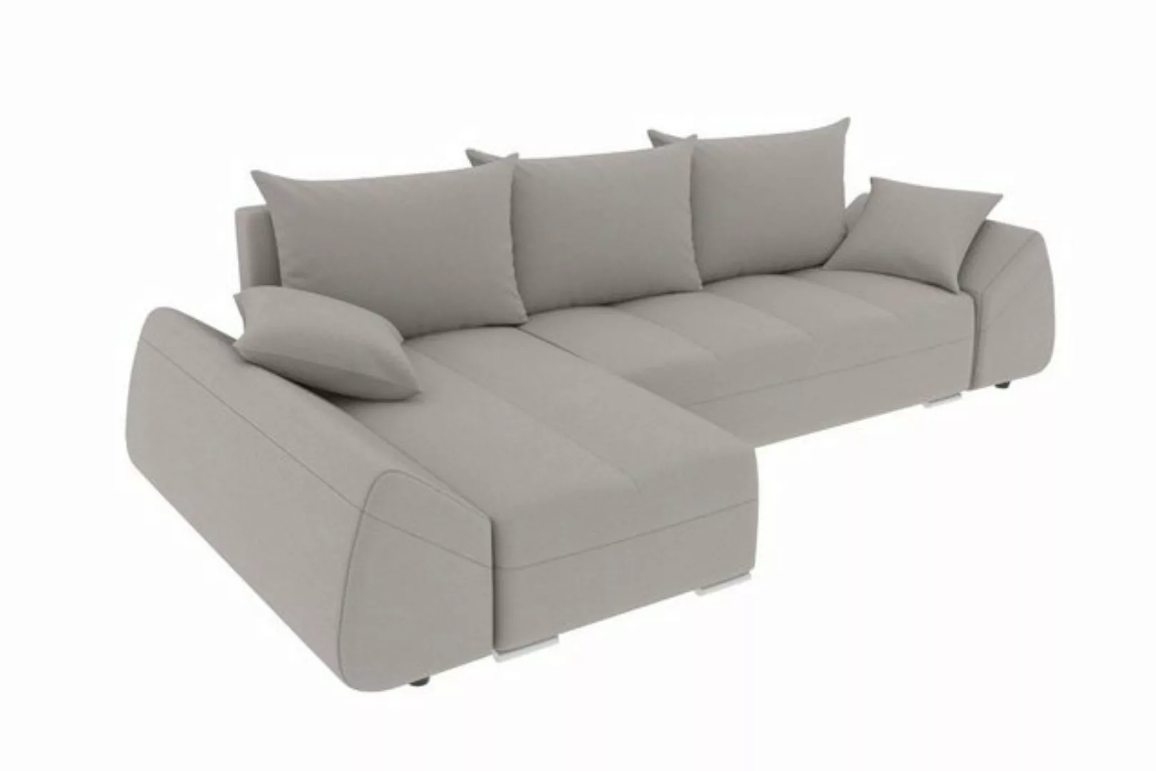 Stylefy Ecksofa Sienna, L-Form, Eckcouch, Sofa, Sitzkomfort, mit Bettfunkti günstig online kaufen