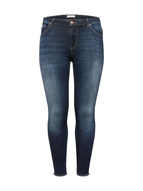 Carmakoma by Only Damen Jeans CARWILLY LIFE REG SK ANK - Skinny Fit - Blau günstig online kaufen