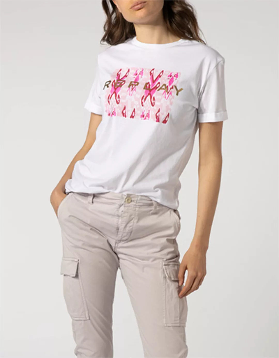 Replay Damen T-Shirt W3506F.000.22832P/001 günstig online kaufen