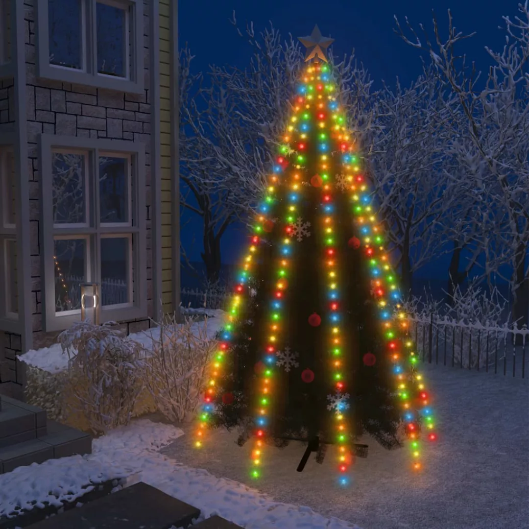 Weihnachtsbaum-lichternetz Mit 400 Leds Bunt 400 Cm günstig online kaufen