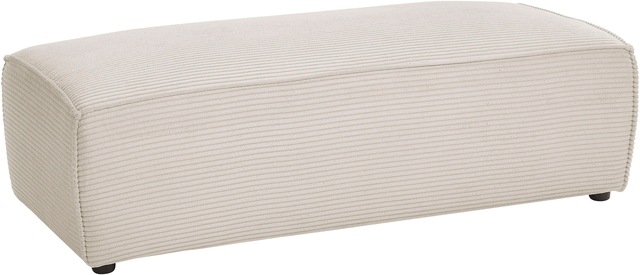 Home affaire Hocker "NEU: SHERWOOD XXL, Polsterhocker, Cord, Webstoff", rec günstig online kaufen