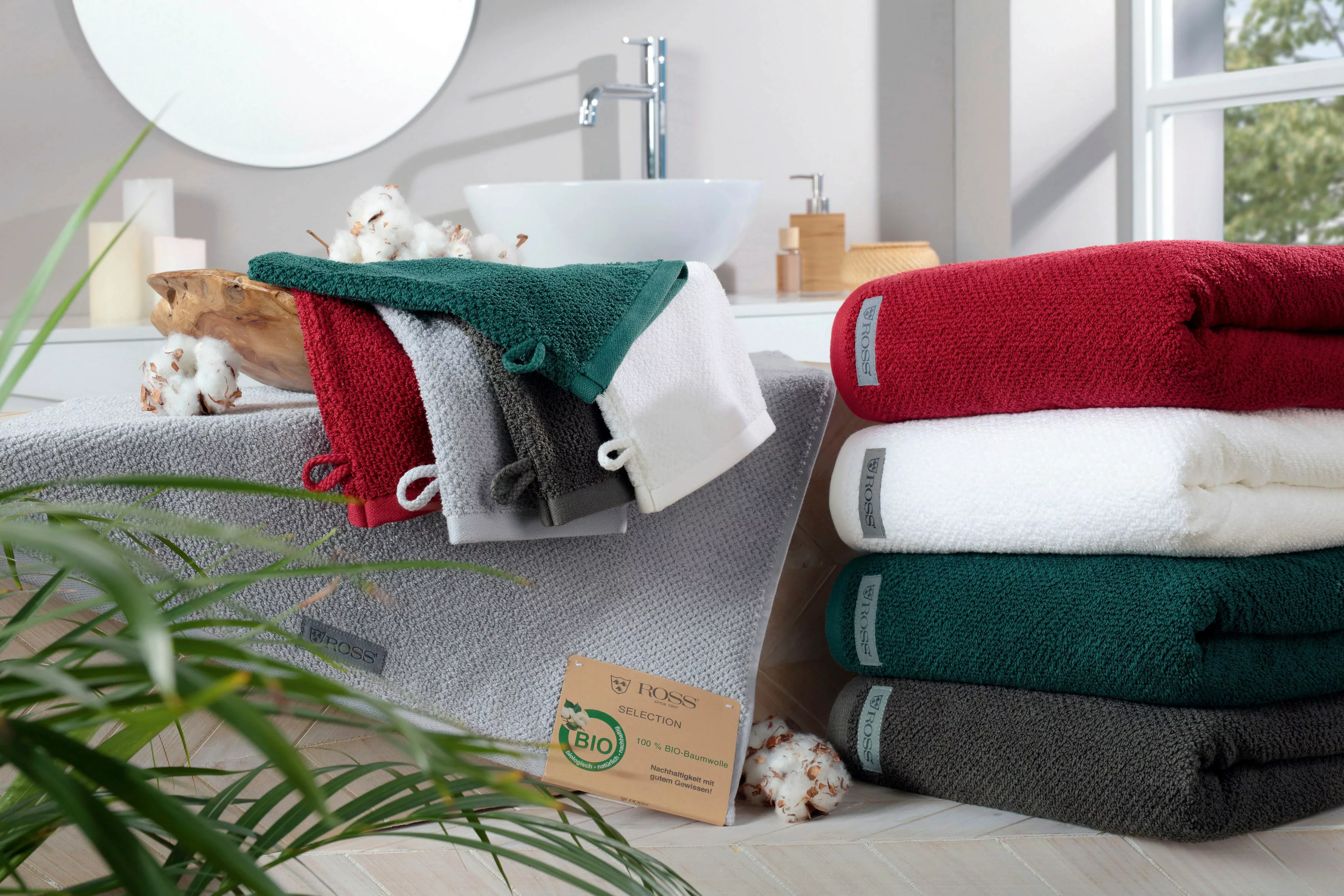 ROSS Handtücher »Selection«, (2 St.), 100 % Bio-Baumwolle günstig online kaufen