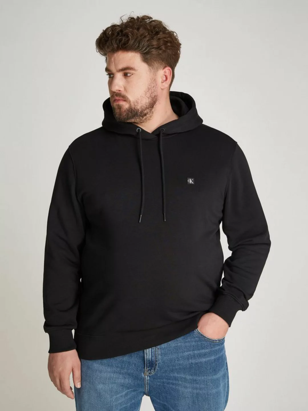 Calvin Klein Jeans Plus Kapuzensweatshirt PLUS CK EMBRO BADGE HOODIE Große günstig online kaufen