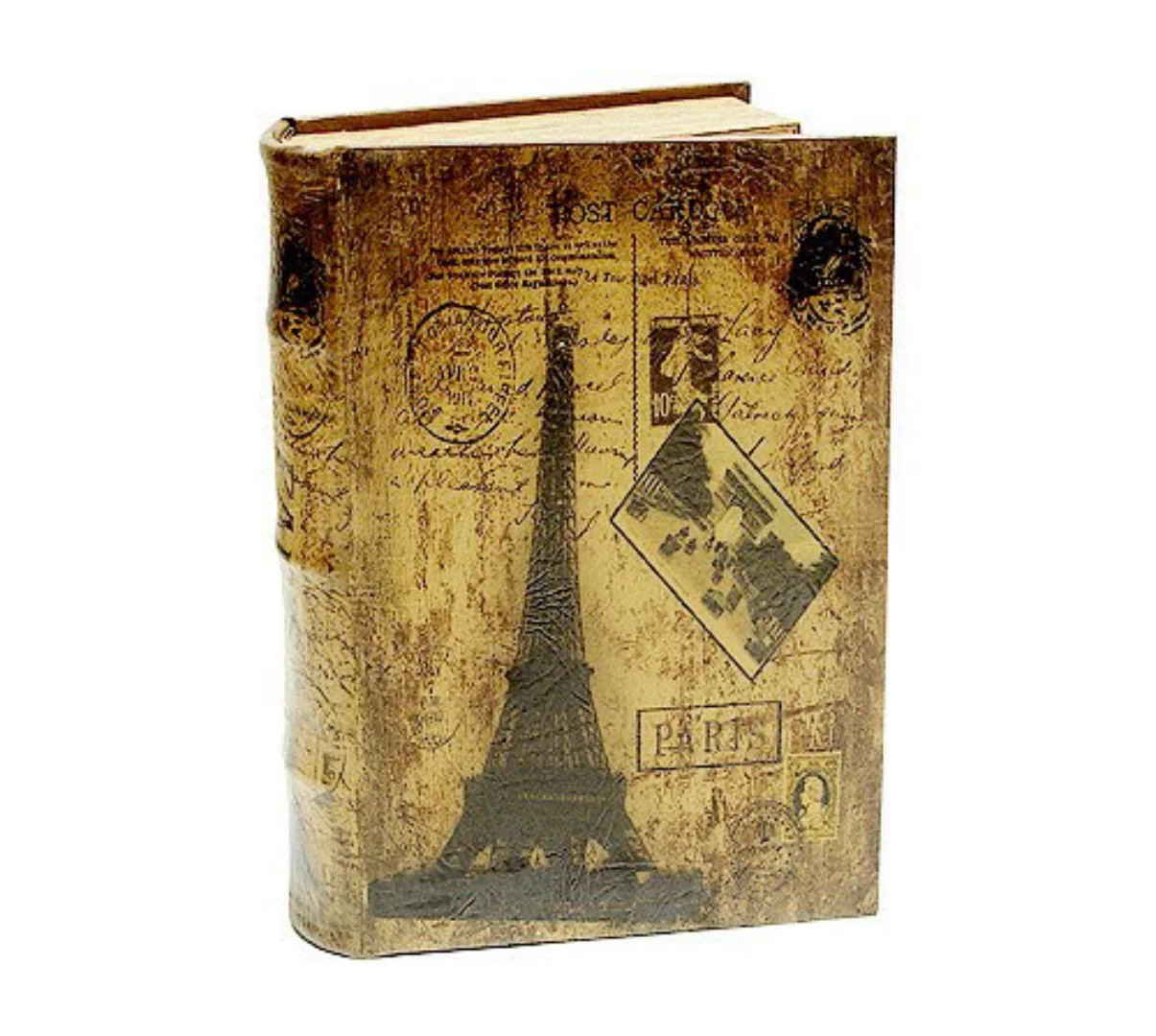 Hohles Buch Geheimfach PARIS EIFFELTURM Nostalgie Buchsafe 25,5cm günstig online kaufen