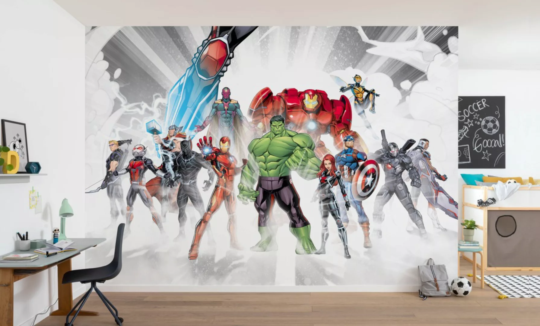 Fototapete Avengers Unite 8-4032 bunt B/H: ca. 368x254 cm günstig online kaufen