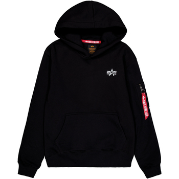 Alpha Industries  Sweatshirt Signature Backprint Hoodie - black günstig online kaufen