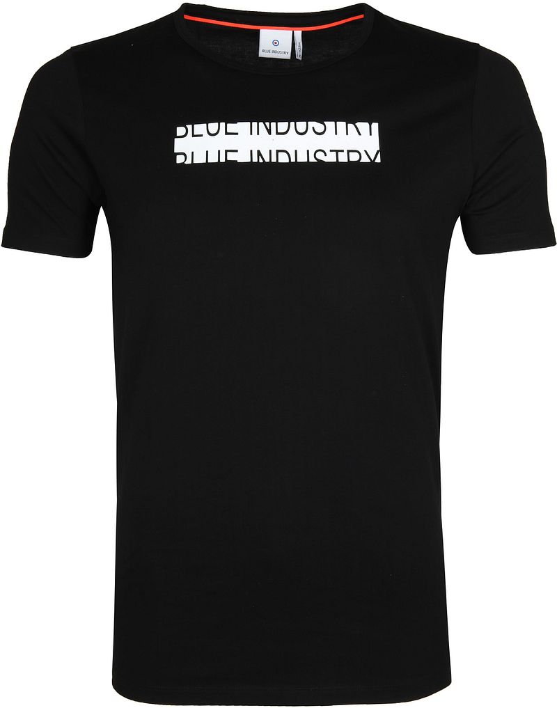 Blue Industry T-Shirt Logo Schwarz - Größe S günstig online kaufen