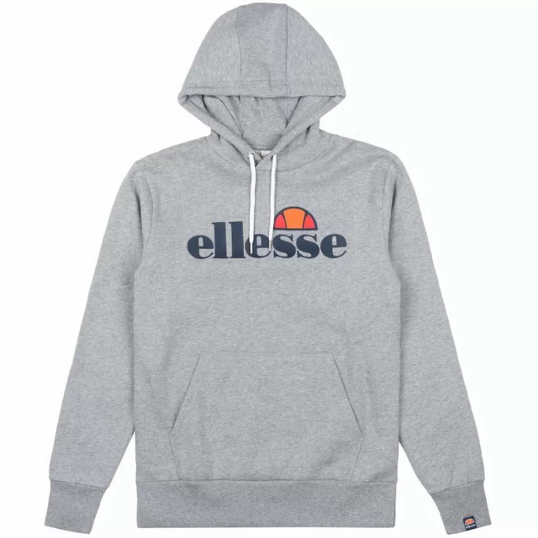 ellesse – Gottero – Grauer Kapuzenpulllover mit klassischem Logo günstig online kaufen