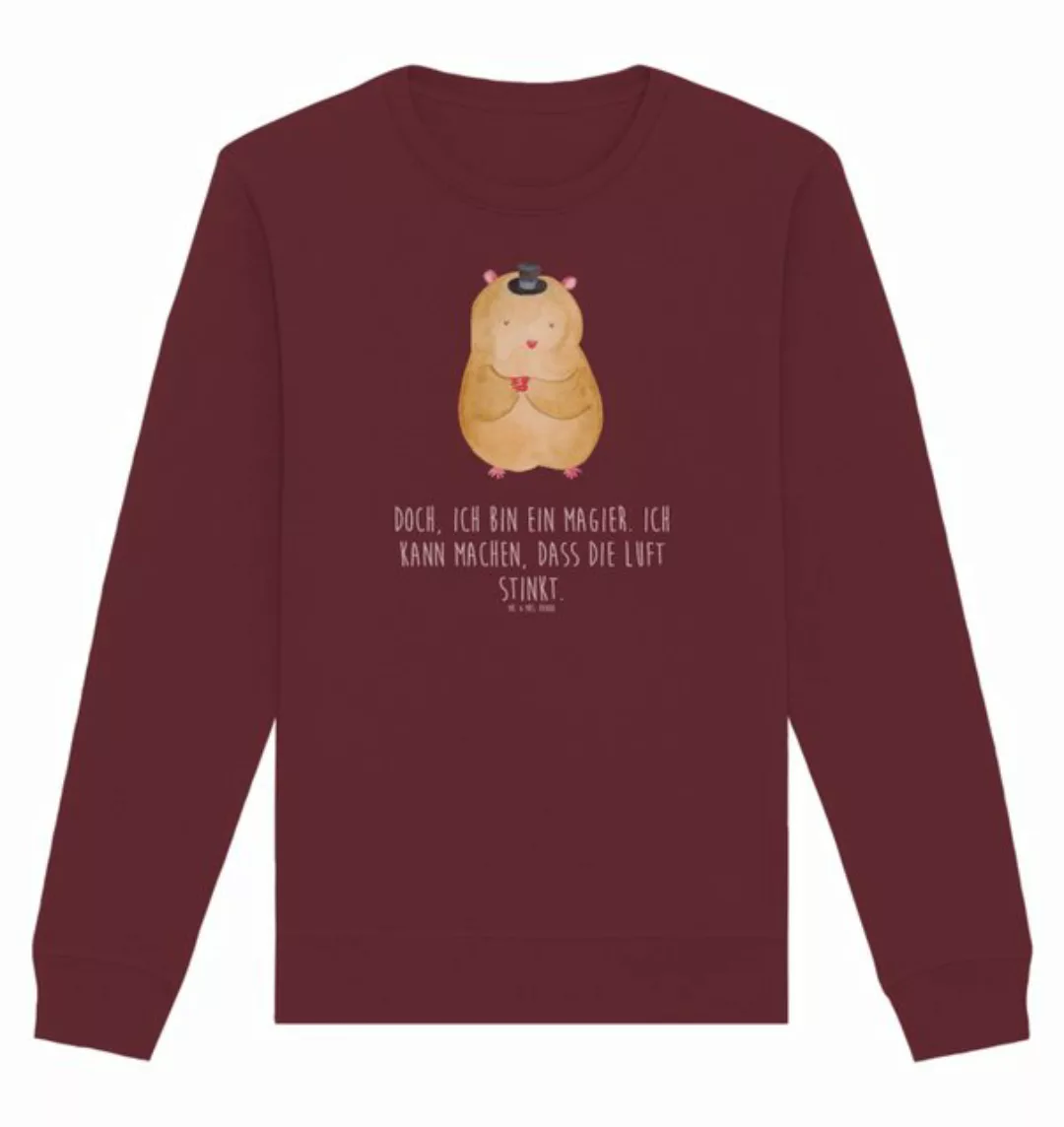 Mr. & Mrs. Panda Longpullover Hamster Hut Größe S - Burgundy - Geschenk, Pu günstig online kaufen