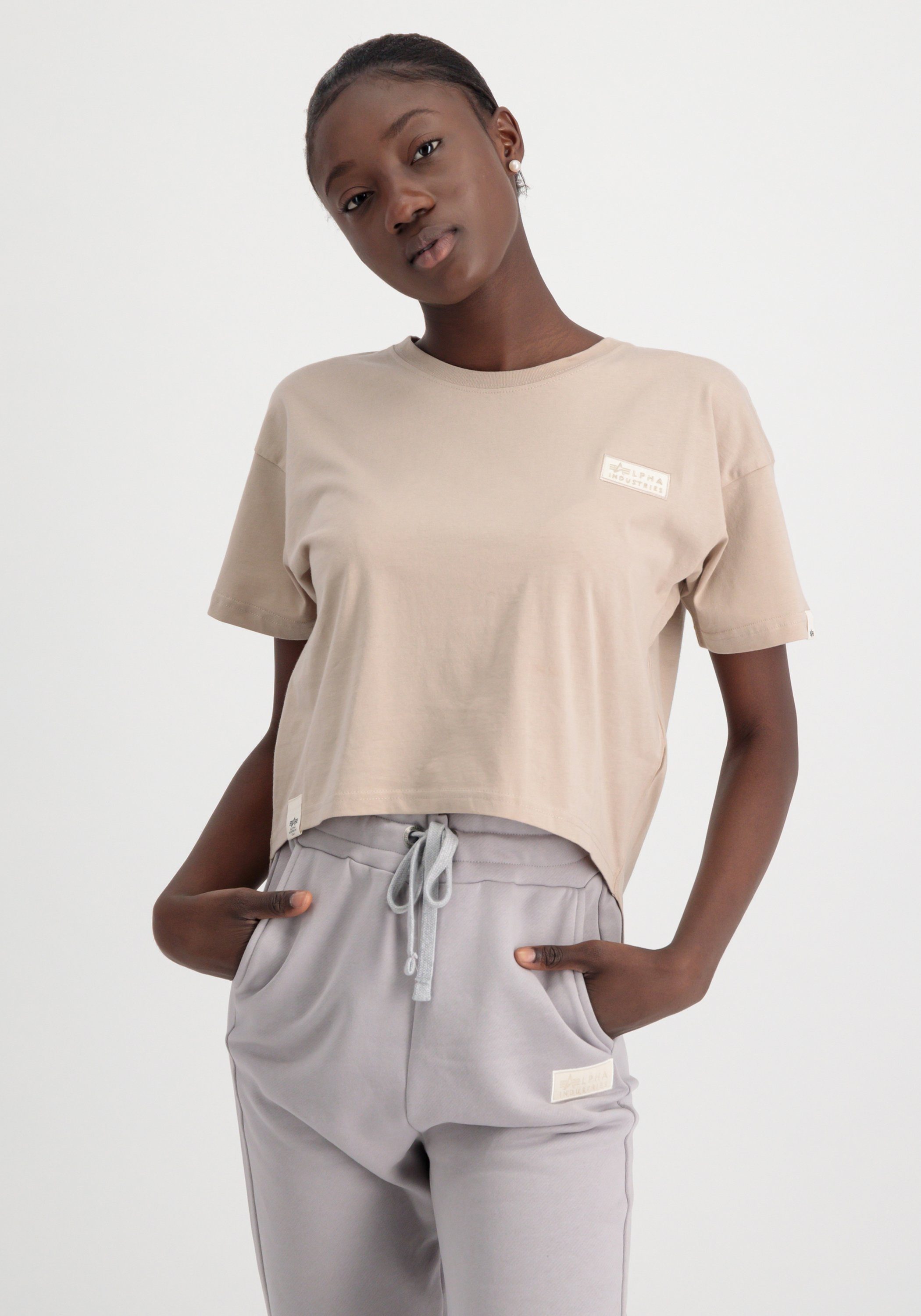 Alpha Industries Muscleshirt "Alpha Industries Women - T-Shirts Organics Cr günstig online kaufen