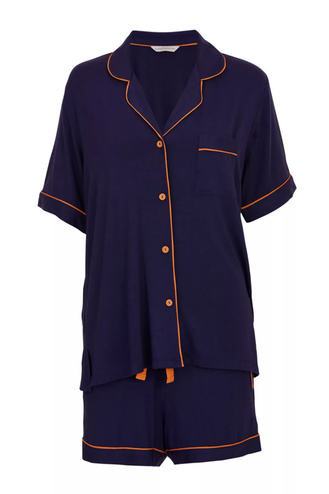 Cyberjammies Pyjama-Set kurz Uni 40 blau günstig online kaufen