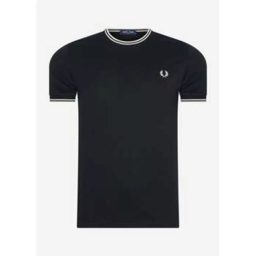 Fred Perry  T-Shirts & Poloshirts Twin tipped t-shirt - black günstig online kaufen