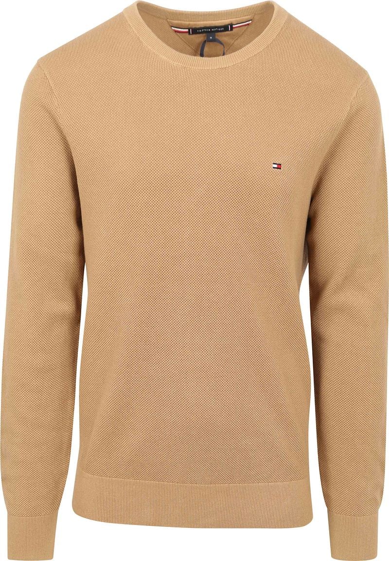 Tommy Hilfiger Structure Pullover Braun - Größe XXL günstig online kaufen