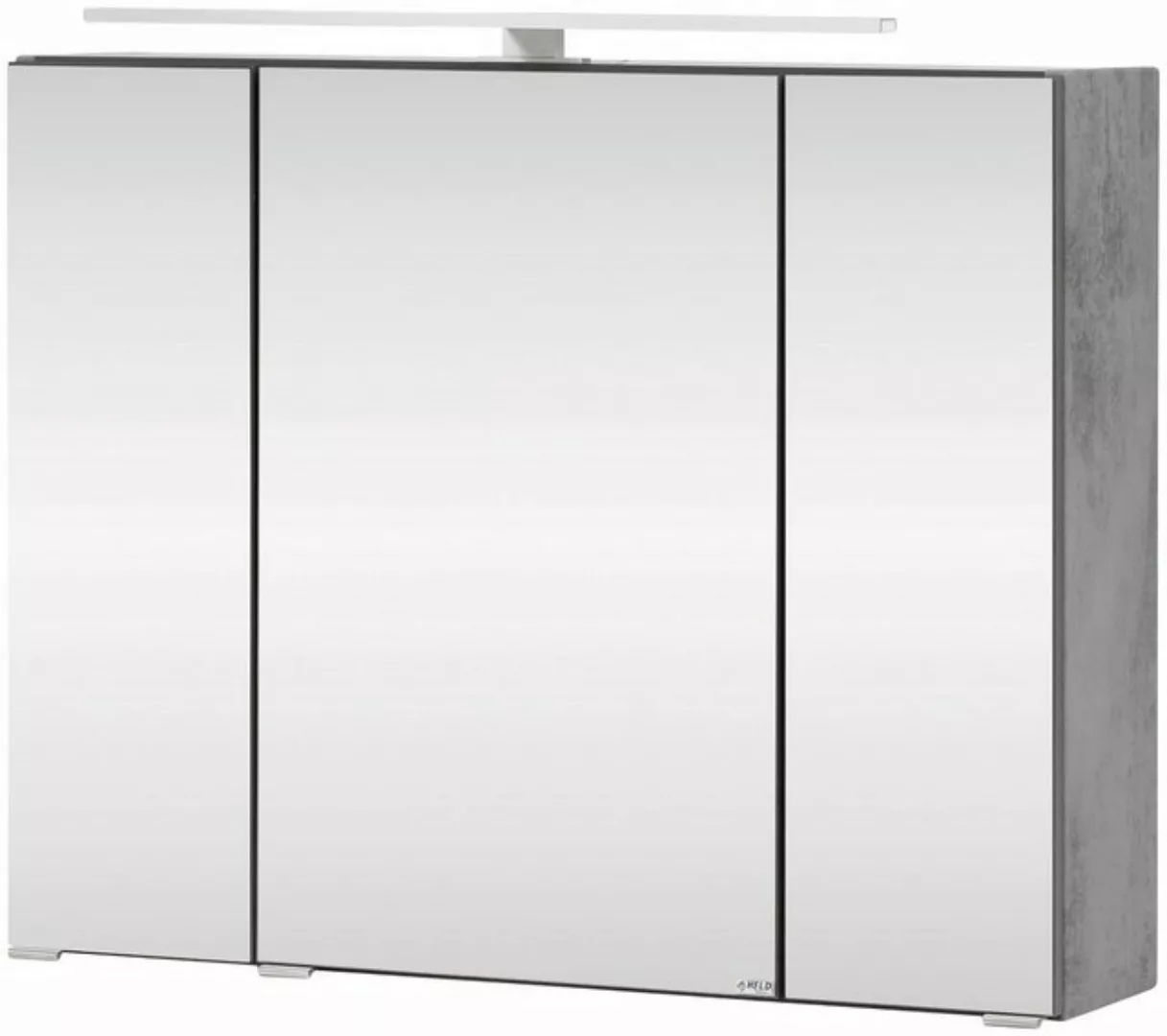 welltime Spiegelschrank Windau 80 cm breit günstig online kaufen