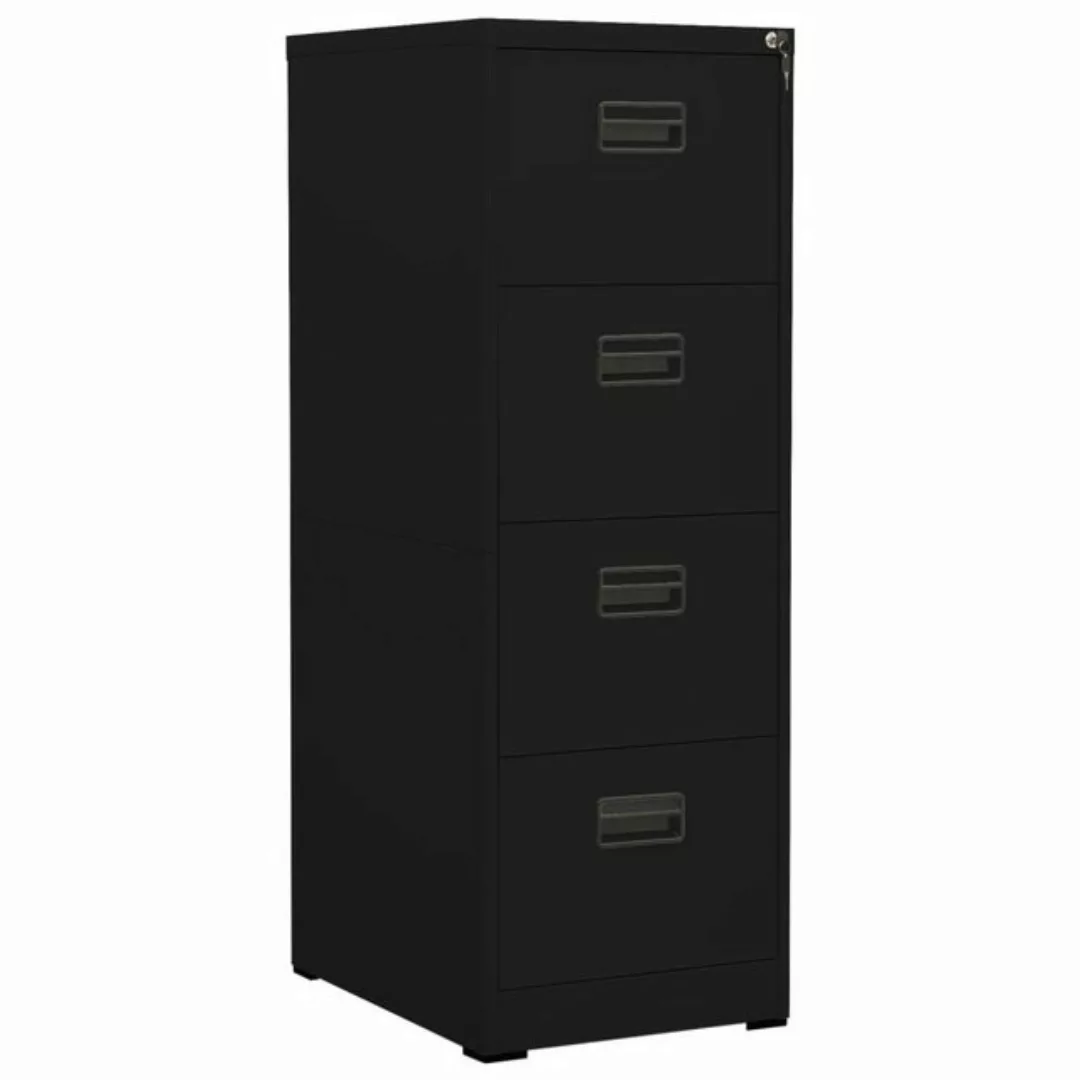 Vidaxl Aktenschrank Schwarz 46x62x133 Cm Stahl günstig online kaufen