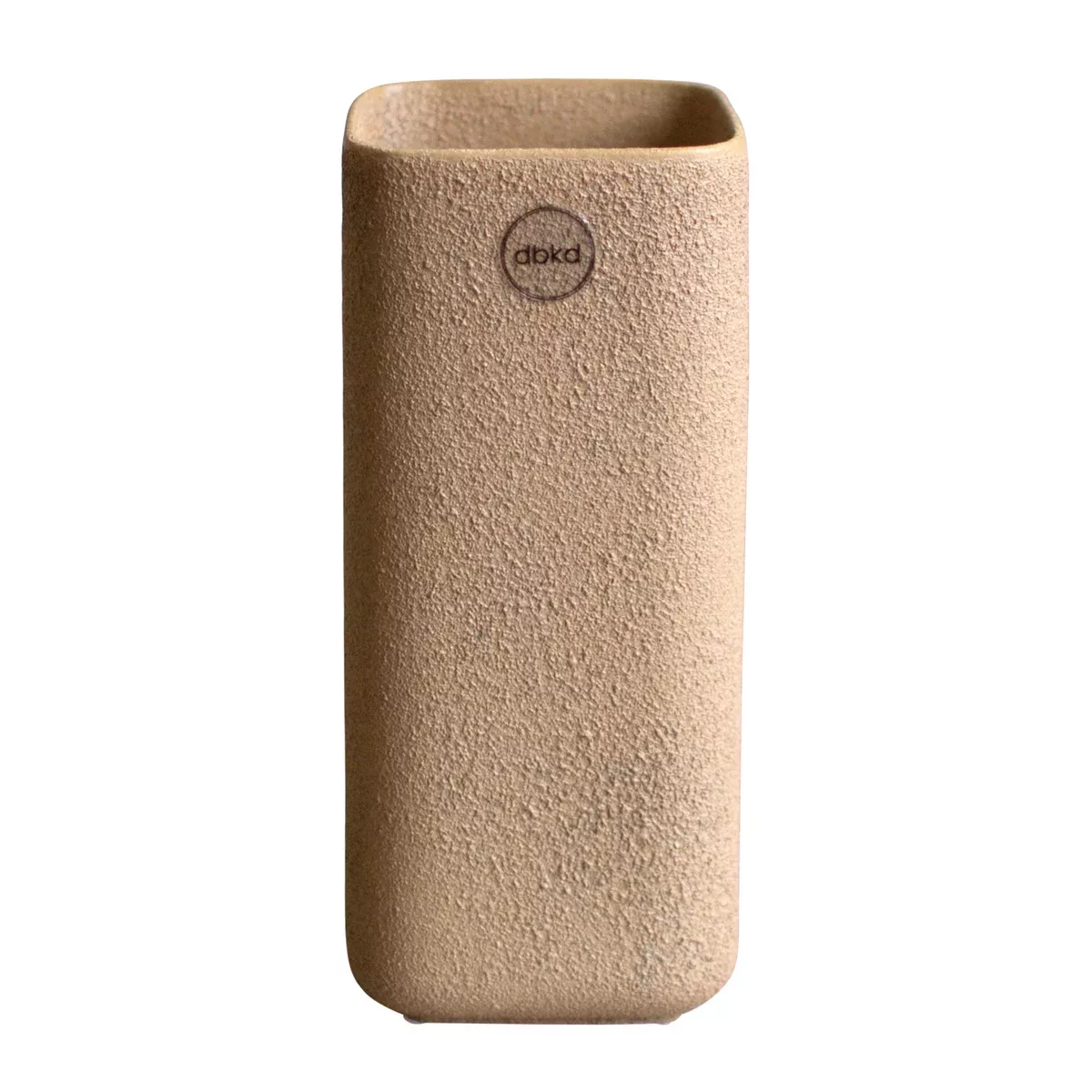 Cube Vase 20cm Sand günstig online kaufen