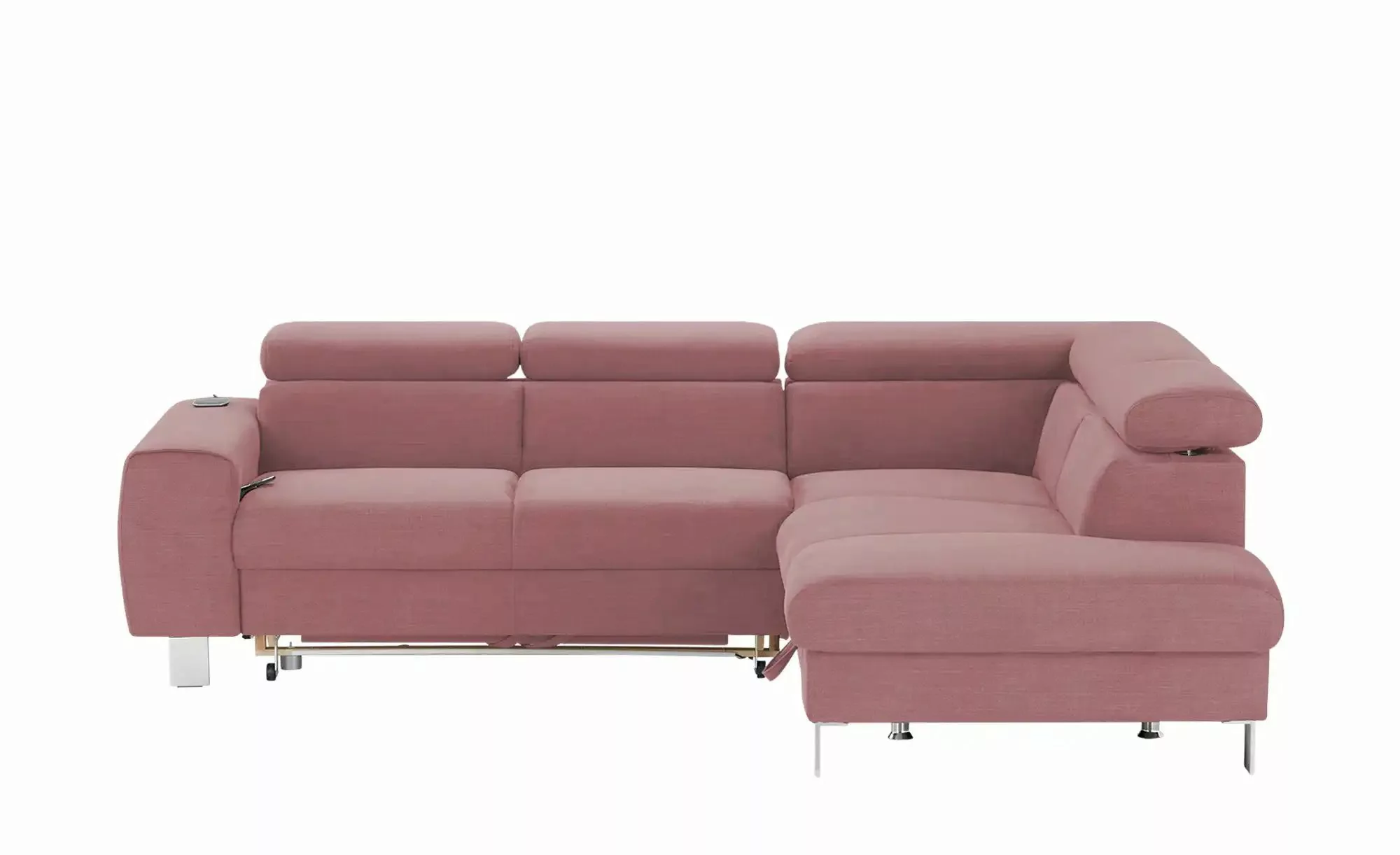 uno Ecksofa  Los Angeles ¦ rosa/pink ¦ Maße (cm): B: 249 H: 72 T: 207 Polst günstig online kaufen