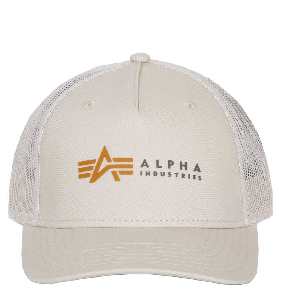 Alpha Industries Deckel Trucjer Alpha Label One Size Jet Stream White günstig online kaufen