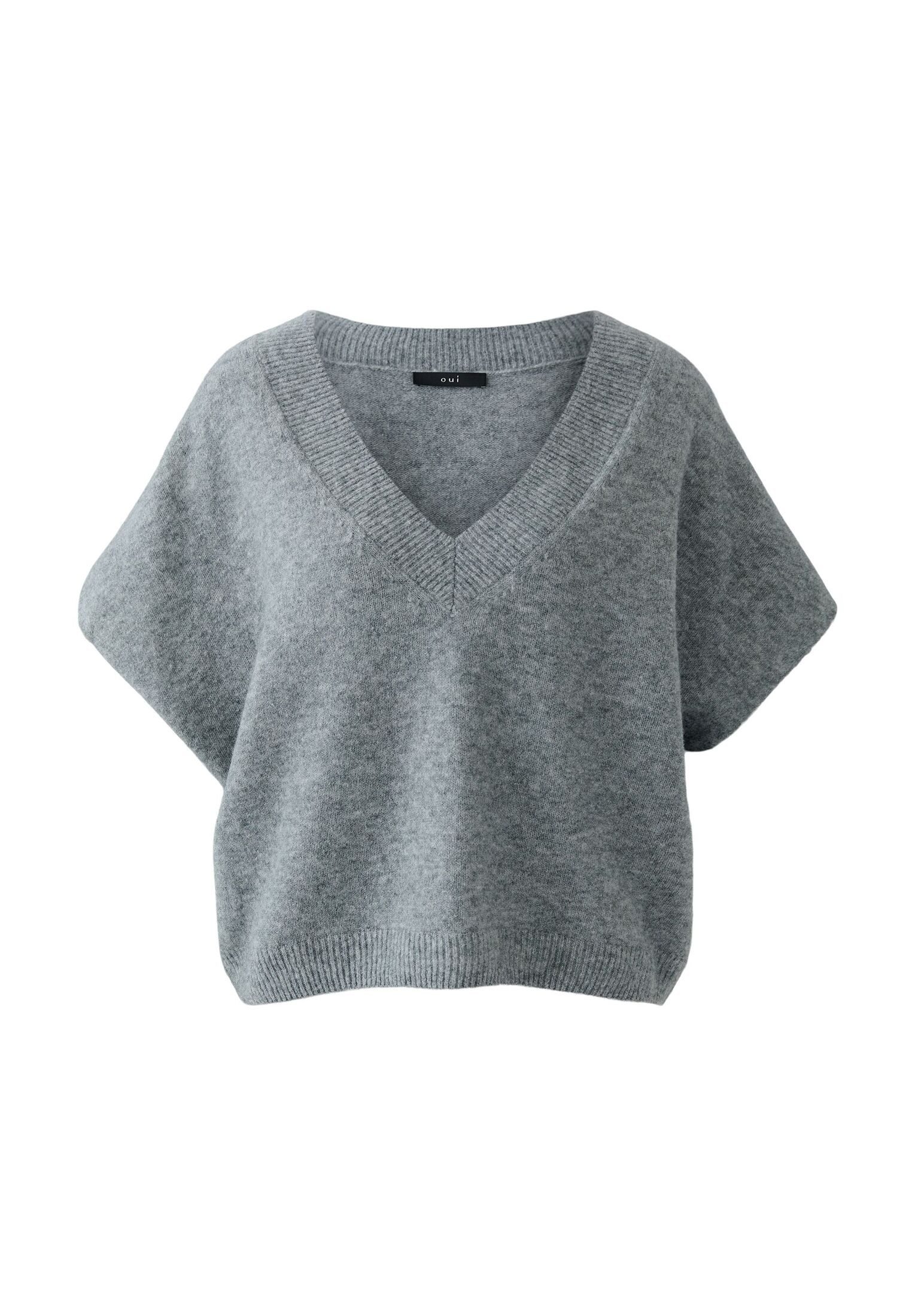 Oui V-Ausschnitt-Pullover Pullover günstig online kaufen