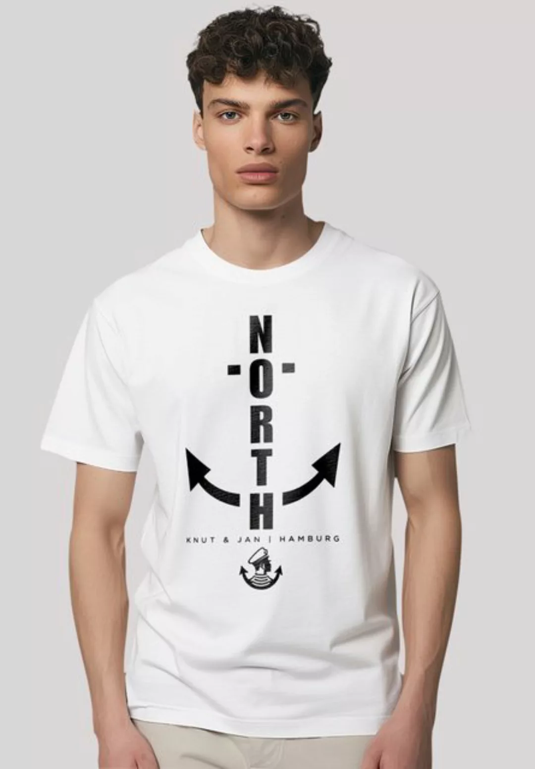 F4NT4STIC T-Shirt "North Anker Knut & Jan Hamburg", Premium Qualität günstig online kaufen