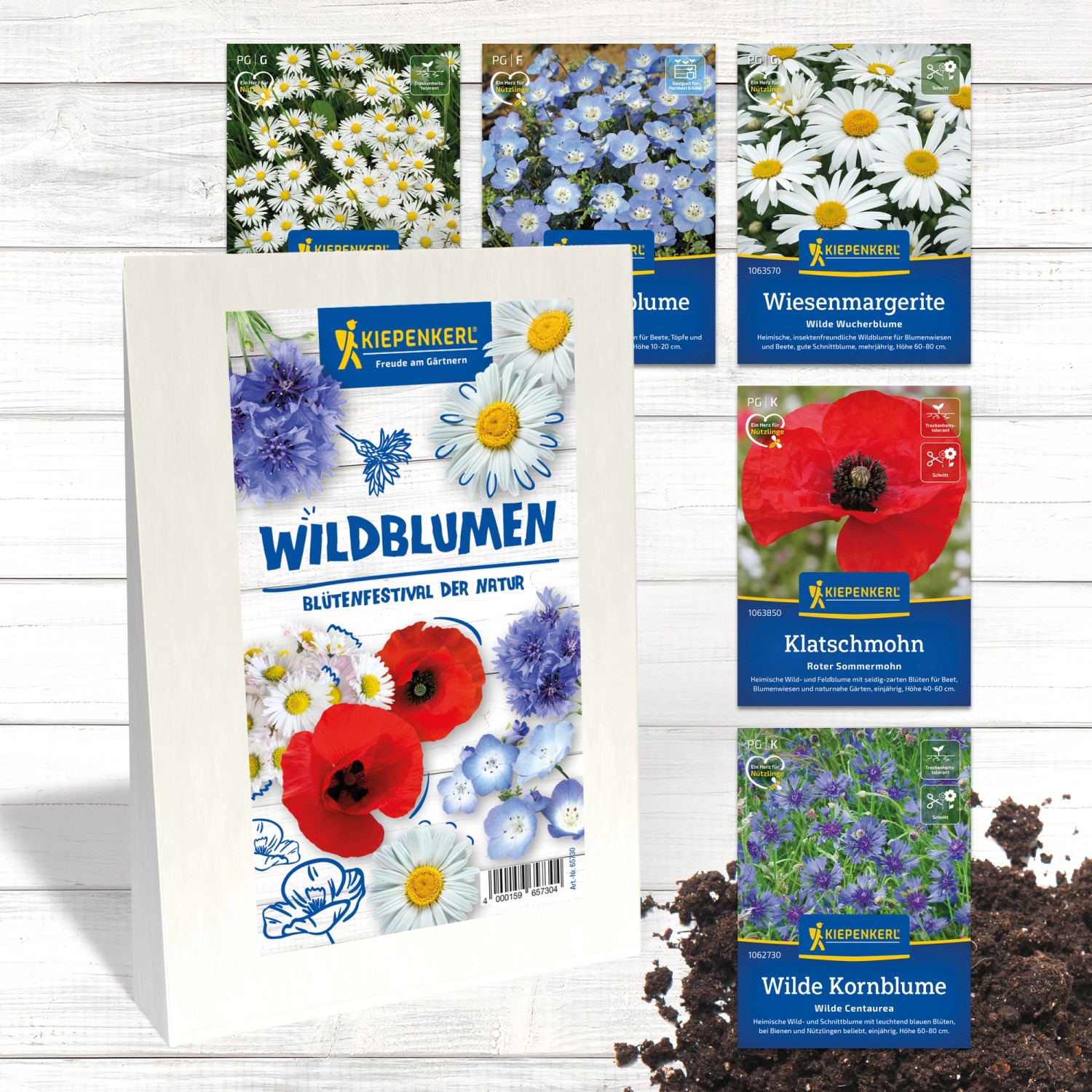 Blumensamen-Set Wildblumen 'Blütenfestival der Natur' günstig online kaufen