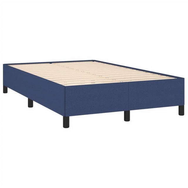 furnicato Bettgestell Blau 120x190 cm Stoff (1-tlg) günstig online kaufen